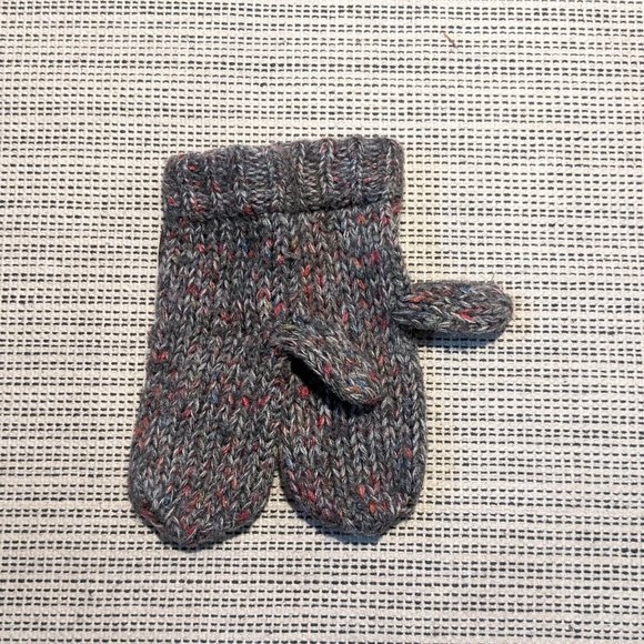 Wool Knit Marled Confetti Speckle Mittens from Roots Hand Knit - Picture 1 of 5